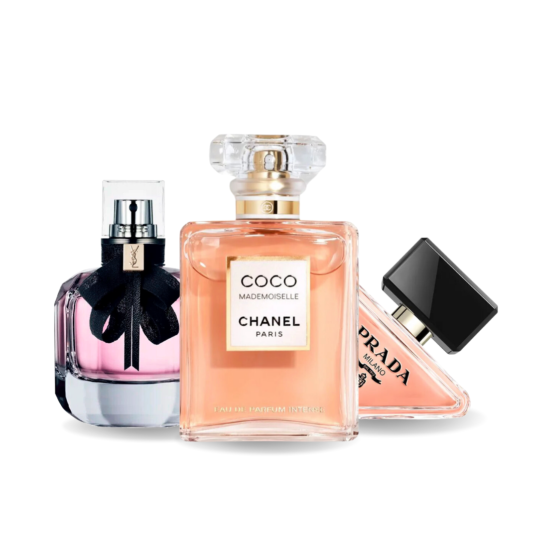 Zestaw 3 Perfum | Prada Paradoxe · Coco Mademoiselle · Mon Paris