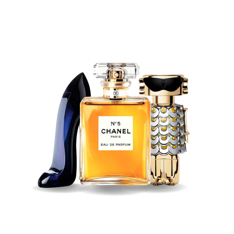 Zestaw 3 Perfum | Good Girl · Chanel N°5 · Fame