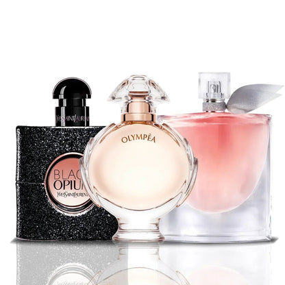 Zestaw 3 Perfum | La Vie Est Belle · Olympéa · Black Opium
